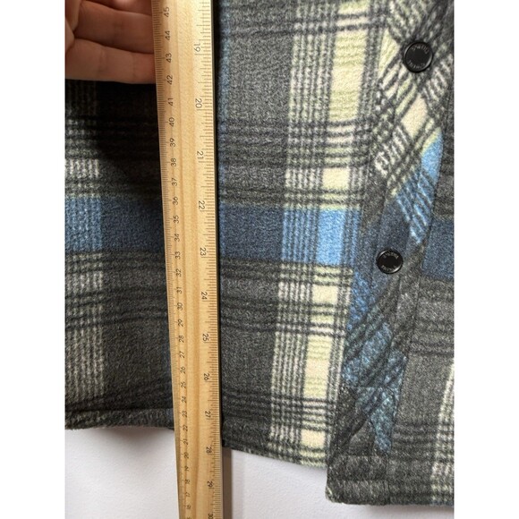 NEW O'NEILL Spruce Super Fleece Sherpa Lined Shirt Jacket Men's Snap Button SM - Picture 10 of 11